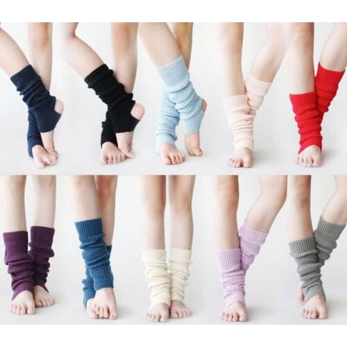 Dance legwarmer women ballet warm ups long legwarmer winter dancewear dance clothing thigh leg warmer knee protector