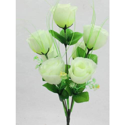 Artificial Flowers Speacock rose artificial flower plastic flower silk flower