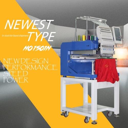 China 10 years service ! New Desing free Auto-oiling device 1 head DAHAO computer flat cap garment shoes 3D embroidery machine