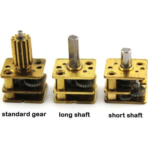 DC N20 6V Deceleration Head Small Micro Speed Gear Motor Reduction Gear Motor for Car Robot Gear Reducer Motor Low Speed