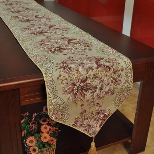 Table Runner Table Runner Luxury Embroidery Table Runner Decoration For Home Party Wedding Christmas Decoration Party Supplie