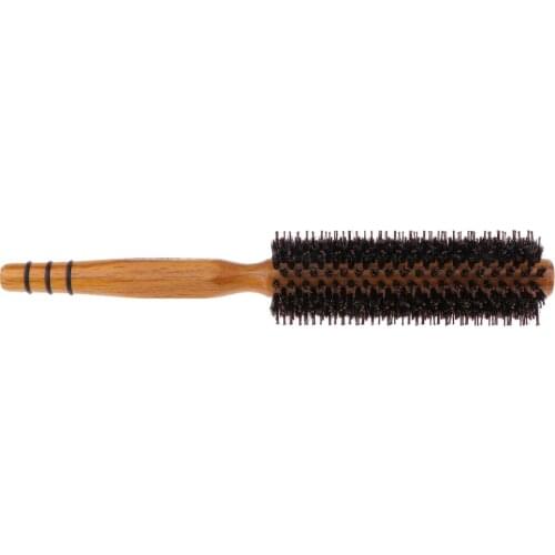 Nylon Round Brush for Straightening, Smoothing, Relaxing, De-Frizzing, Detangling, Styling and Volumizing