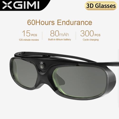 Original XGIMI Shutter 3D Glasses DLP-Link Liquid Crystal Rechargeable Virtual Reality LCD Glass for XGIMI H1/ H2/ Z6/ CC Aurora