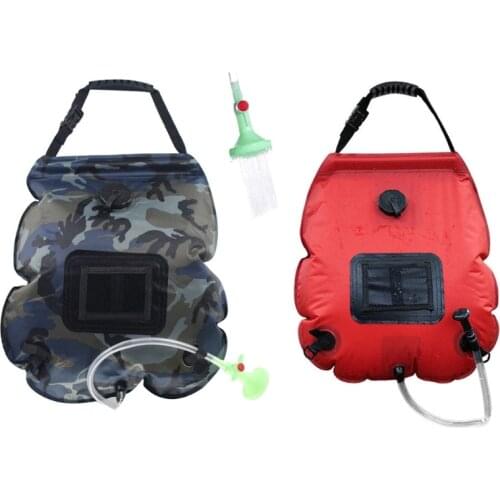 Camping Shower Bag Solar Heating 20L Outdoor Beach Portable Sun Shower Water Bag N58B