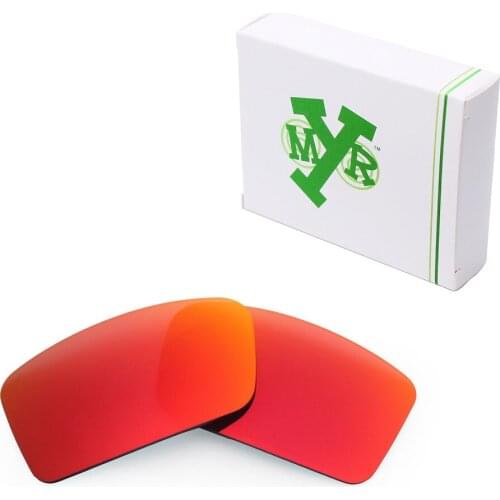 Mryok POLARIZED Replacement Lenses for Oakley Gascan Small Sunglasses Fire Red