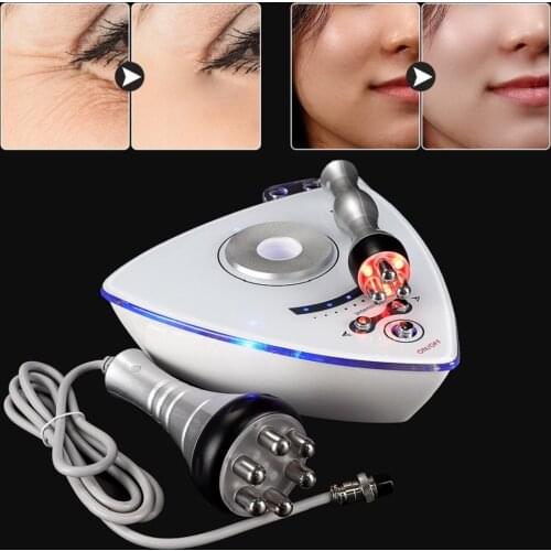 RF Radio Frequency 2Heads Facial Lifting Machine Body Face Massager Wrinkle Removal Legs Butt Waist Tightening Device Anti Aging