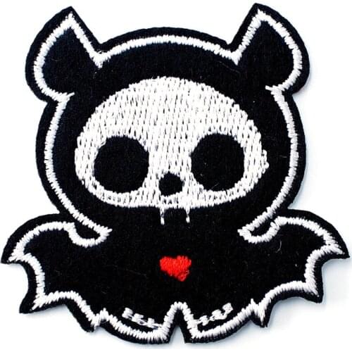 Ghost Size:5.0x5.2cm Badges Patch Jeans Bag Hat Clothes Apparel Sewing Decoration Applique Bagde Patches Accessories