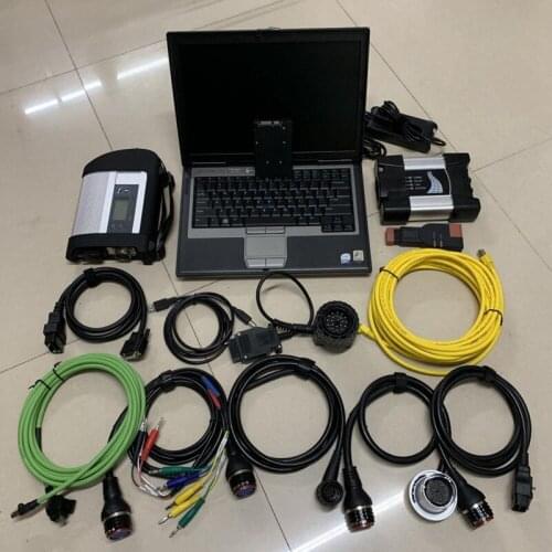 Super mb star c4 for bmw icom next diagnostic tool 2in1 ssd 1tb newest software in d630 laptop 4g expert mode ready to use