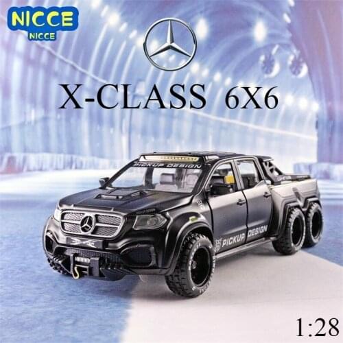 Nicce 1:28 Benz X-Class 6*6 Toy Alloy Car Diecasts & Toy Vehicles Car Model Miniature simulation Model Car Toys For Children