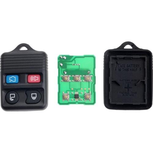 Yetaha 4 Button Car Remote Key For Ford Explorer Focus Freestar Windstar Taurus Mustang Mercury Cougar Marauder Monterey Sable