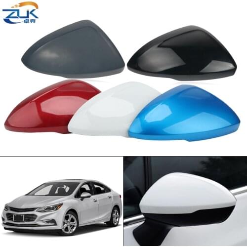 ZUK Exterior Rearview Mirror Cover For Chevrolet Cruze 2017 2018 2019 Outer Rear View Side Mirror Shell Housing Cap Colorful