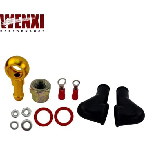 044 Fuel Pump Banjo Fitting Kit Hose Adaptor Union 8mm Outlet WX-FK046