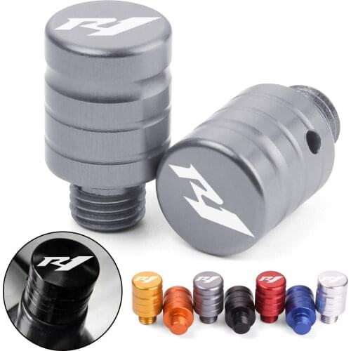 2 pcs M10*1.25 Rear View Side Mirrors Hole Plug Screws Caps Cover Bolts For Yamaha YZF R1 YZF-R1 YZFR1 yzfr1 R1s 1998-2021 2020