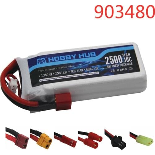 7.4v 2500mAh 40c Lipo battery for Syma X8C X8W X8G X8 12428 12423 RC Quadcopter car Parts 7.4 V 903480 Toys Battery