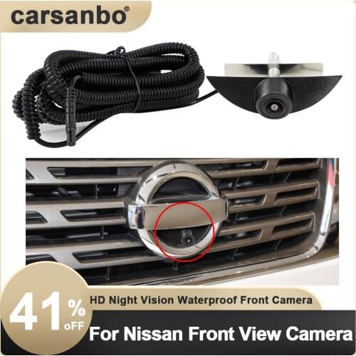 Front Camera Car Front View Camera for Nissan X-trail Qashqai Tiida Teana Sylphy Sentra Pathfinder Vehicle Logo Camera