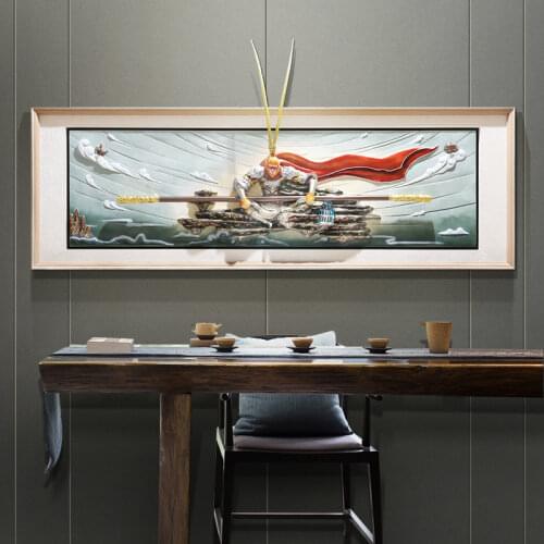 Living Room Decoration Painting Fight Against Buddha Relief Painting Sun Wukong Mural Sofa Background Wall Bedroom Painting