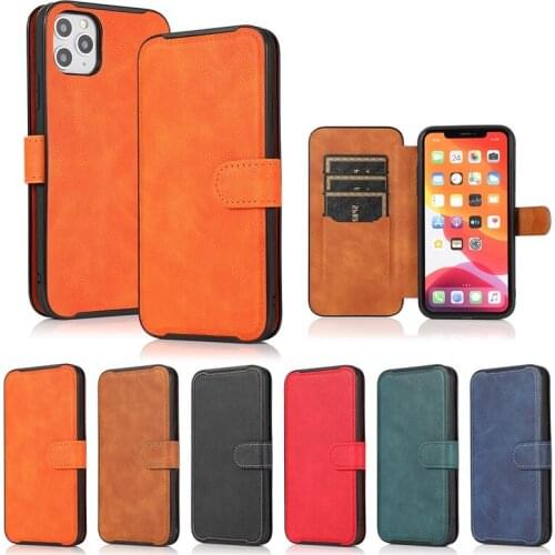 For iPhone12 Pro Max Phone case 11pro XS MAX PU Leather Case With Card Slot