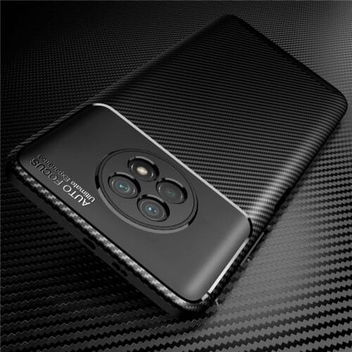 For Xiaomi Redmi Note 9T 5G Case Silicon Slim Carbon Fiber Anti-knock Case For Redmi Note 9T 5G Cover For Redmi Note 9T 5G 6.53"