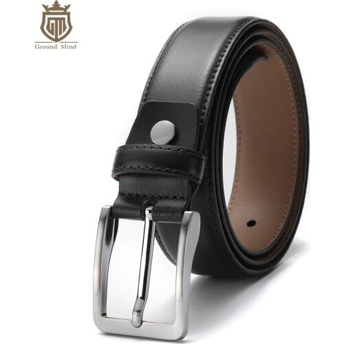 GROUND MIND Men's Classic Belts