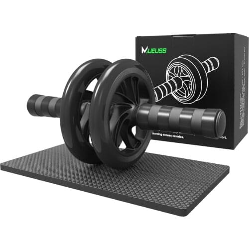 AB Wheel Abdominal Wheel Abdominal Trainer Double Wheel Abdominal Power Wheel Ab Roller Gym Fitness Equipment