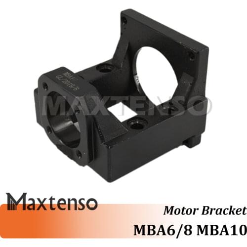 MAXTENSO Premium Motor Bracket ball screw motor housing MBA6/8 MBA10 for stepper motor NEMA17 NEMA23 NEMA34 with support unit