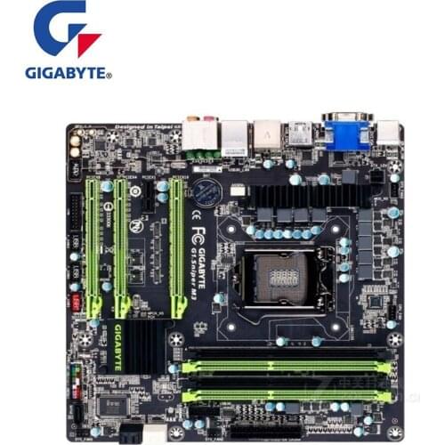 For GIGABYTE G1.Sniper M3 Motherboard LGA 1155 For Intel Z77 Z77M Used Desktop Mainboard USB3.0 SATA III PCI-E X16