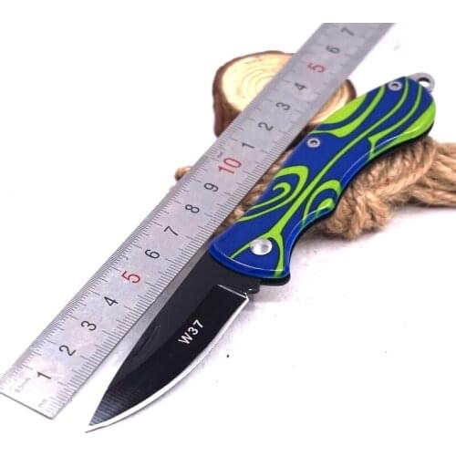 Outdoor multi-function Folding Knife Survival Tactical Knife Hardness 57HRC mini Hunting Pocket Knives Self-defense EDC Tools