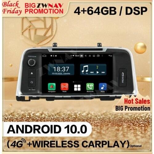 4G+128G Carplay Double Din For Kia K5 OPTIMA 2015 Android 10 Screen Multimedia Player Audio Radio GPS Navi Head Unit Auto Stereo