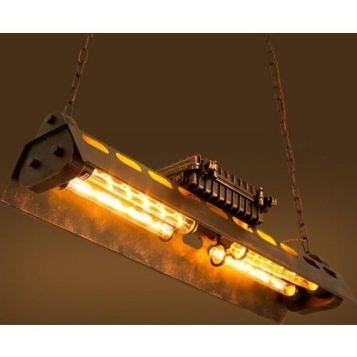 Nordic Industrial Creative Wrought Iron Pendant Light Art Loft Vintage Bar Cafe Restaurant Hanging Light Fixtures Free Shipping