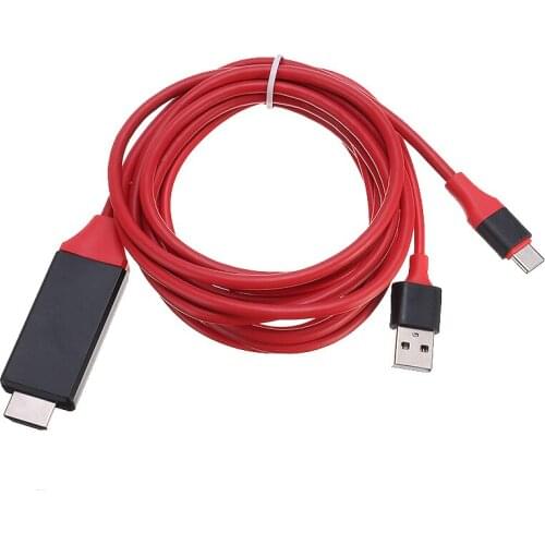 New Arrival USB-C Type-C to 4K HD TV AV Adapter CableHDMI-compatible USB 2.0 Connector Fit For Macbook Pro Samsung