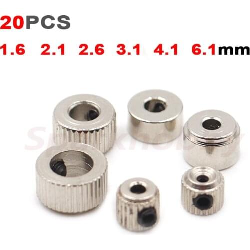 20PCS Sparkhobby 1.6mm 2.1mm 2.6mm 3.1mm 4.1mm 5.1mm Metal Wheel Collar lock Landing Gear Stopper RC Fixed-wing Airplane parts