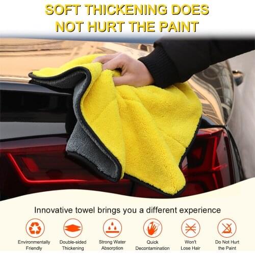 Car Care Wash Towels Microfiber Washing Drying Towel Strong Thick Plush Fiber Cleaning Cloth Detailing Wash Rags Accessories
