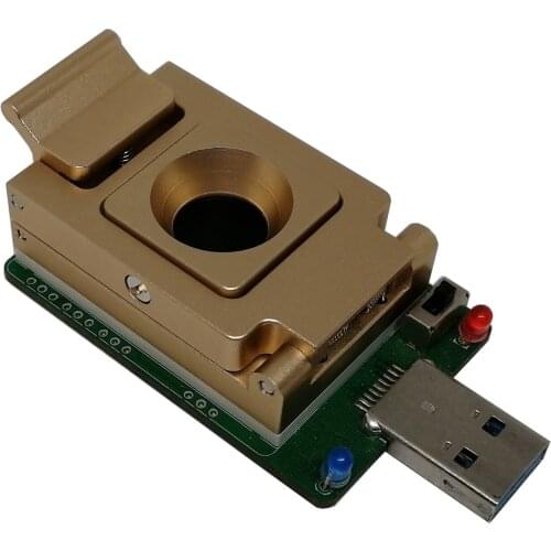 Programming read write IC sockte for emcp221 to USB test stand bga221 alloy probe flip burning stand