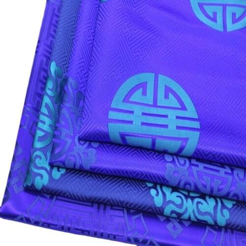 Wide 29" Chinese Costume Tang suit Mongolian Tibetan robe Pillow Material Silk Satin Cloth High-grade Brocade Jacquard Fabric