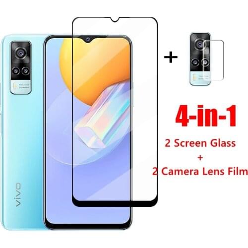 Full Cover Glass For Vivo Y31 Screen Protector For Vivo Y31 Tempered Glass HD Phone Protective Glass Camera Film For Vivo Y31