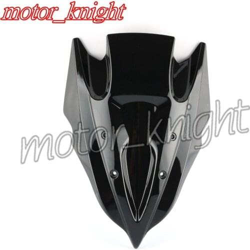 Motorcycle Windshield Windscreen For Kawasaki Z250 2013 2014 2015 Black