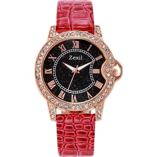 Fashion simple Starry sky All-match Ladies Wrist Watch Women Watches Quartz leather Relogio feminino Wristwatch Womens watchs