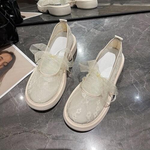 Net Red Fisherman Shoes Women 2021 New Summer Lace Flower Mesh Breathable Hollow Single Shoes Female Wild Casual White Shoes