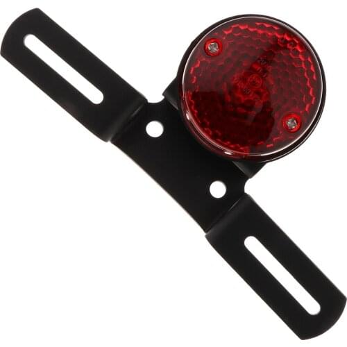 1 Pcs Round Motorcycle LED Turn Signal Brake Running Tail Lights Lamp For Motorcycles Quad & ATV 7.08x3.54x3.14 Inch