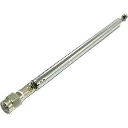 1PC Telescopic Antenna 164mm long 7 Sections radio aerial SMA male connector for Radio TV DIY NEW