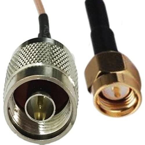 10pcs SMA Male to N male Connector RF Pigtail Coaxial Cable 20cm