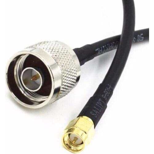 20cm RF Coaxial Cable SMA Male To N Male Connector Adapter RG58 Cable with 20cm wire