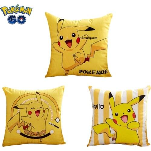 2021 Pokemon Pikachu Anime Cartoon Pillow Cushion Throw Pillow Nap Pillow /Throw Pillow Cases Cushion Cover Home Decorative New