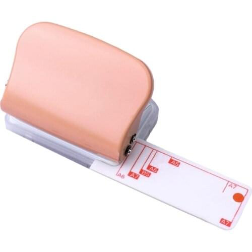 40JB Multifunctional Hole Puncher 3/6/9 Holes Paper Capacity 5 Sheets 6mm Hole Size Mini Puncher for Home School Office