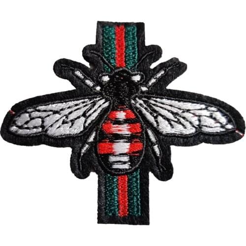 10PCS/lot mini Bee patch Embroidery iron on patch Decoration Accessories Embroidered patch for clothing for T-shirt