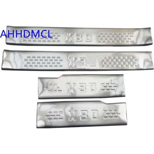 Car Welcome Pedal Threshold Strip Door Sill Strip For Besturn X80 2013 2014 2015 2016 2017 2018 2019 2020