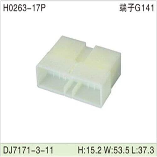 Free shipping 200pcs DJ7171-3-11 17Pin 3mm AMP Car Electrical Wire Connectors for VW,BMW,Audi,Toyota,NISSAN AND other