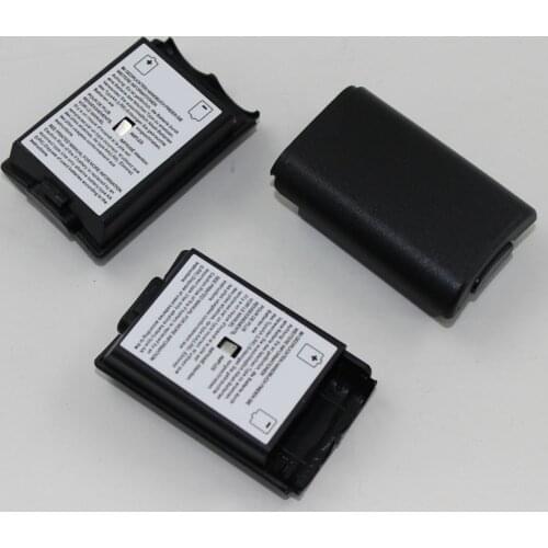 ChengHaoRan 16pcs/lot White Black Battery Case Cover Shell For Xbox 360/xbox360 Wireless Controller Rechargeable Battery