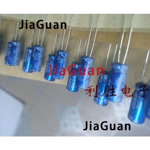 50pcs NEW ELNA RE3 100V2.2UF 5X11MM audio electrolytic capacitor 2.2uF/100V blue robe 2.2UF 100V