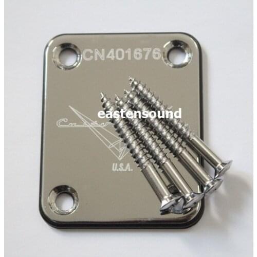 Chrome Guitar Neck plates custom shop